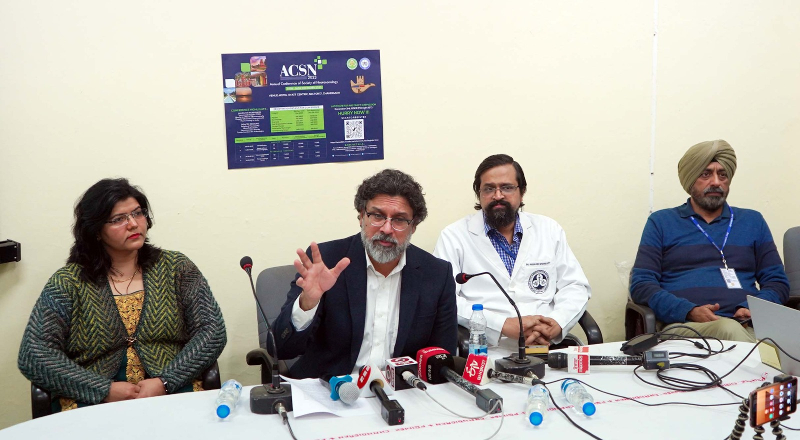 7th Annual Conference of the Society of Neurosonology (ACSN 2023) will be hosted by the department of Neurology, PGIMER, Chandigarh, from 14-16th Dec 2023